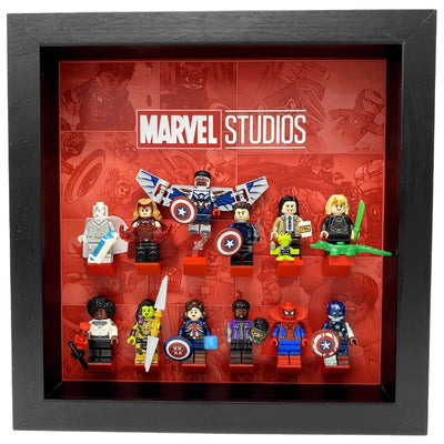 Frame for Lego® Marvel Studios Minifigures Series - red