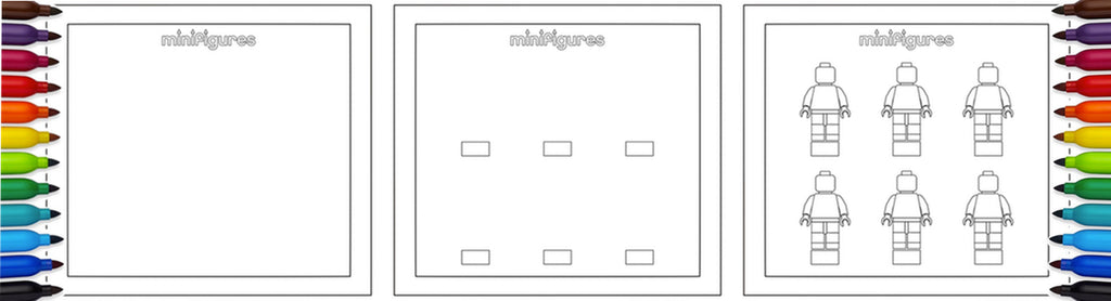 Lego Frame Coloring Childrenβs games β Display Frames for Lego Minifigures