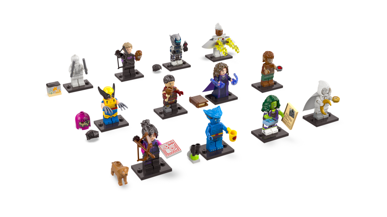 Lego superheroes online minifigures set