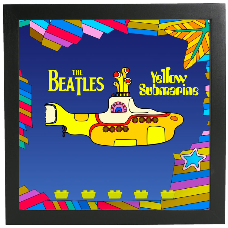 Lego Minifigures Display Frame  LEGO Ideas The Beatles Yellow Subm...