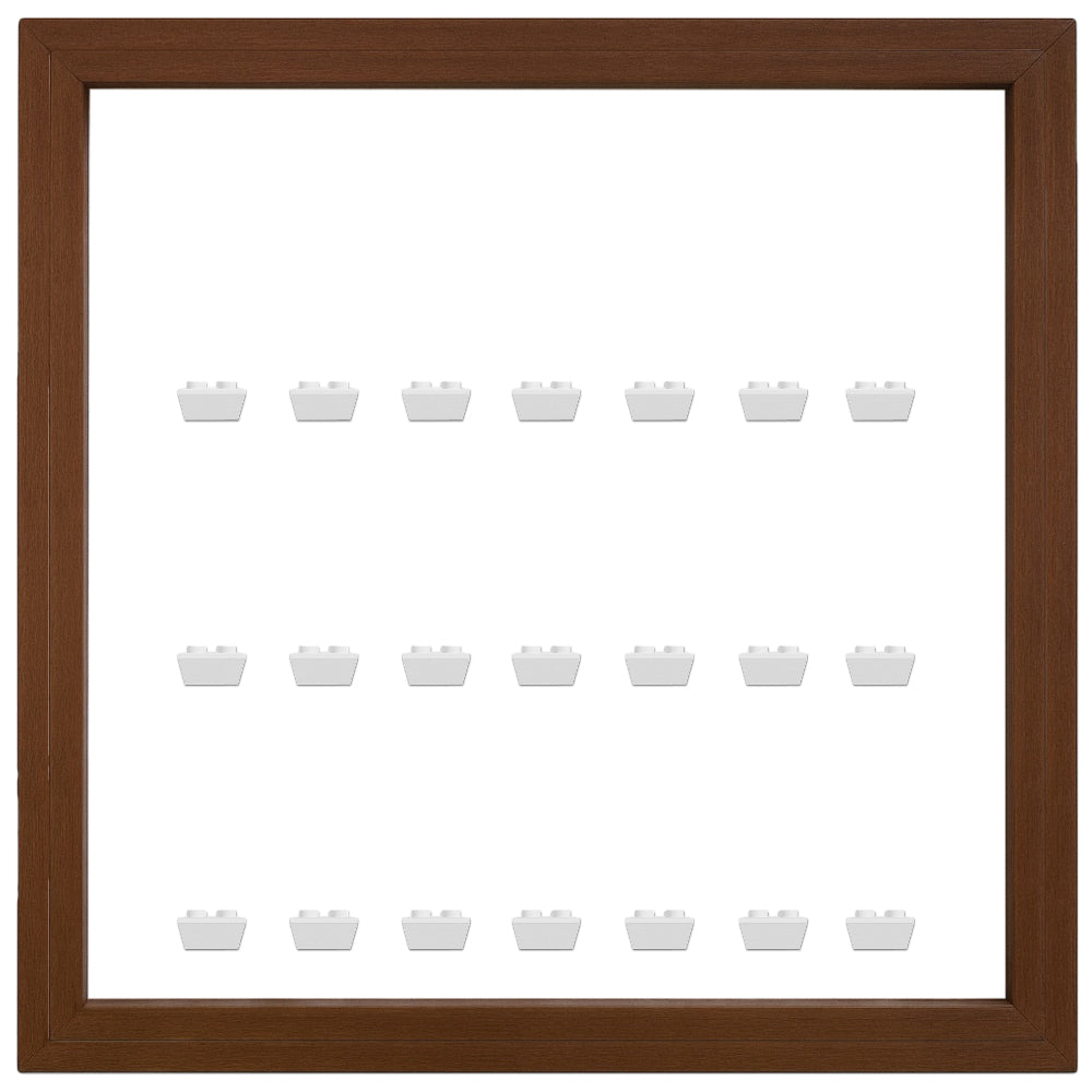 Walnut Small Display Frame for Lego® Minifigures – Display Frames for ...