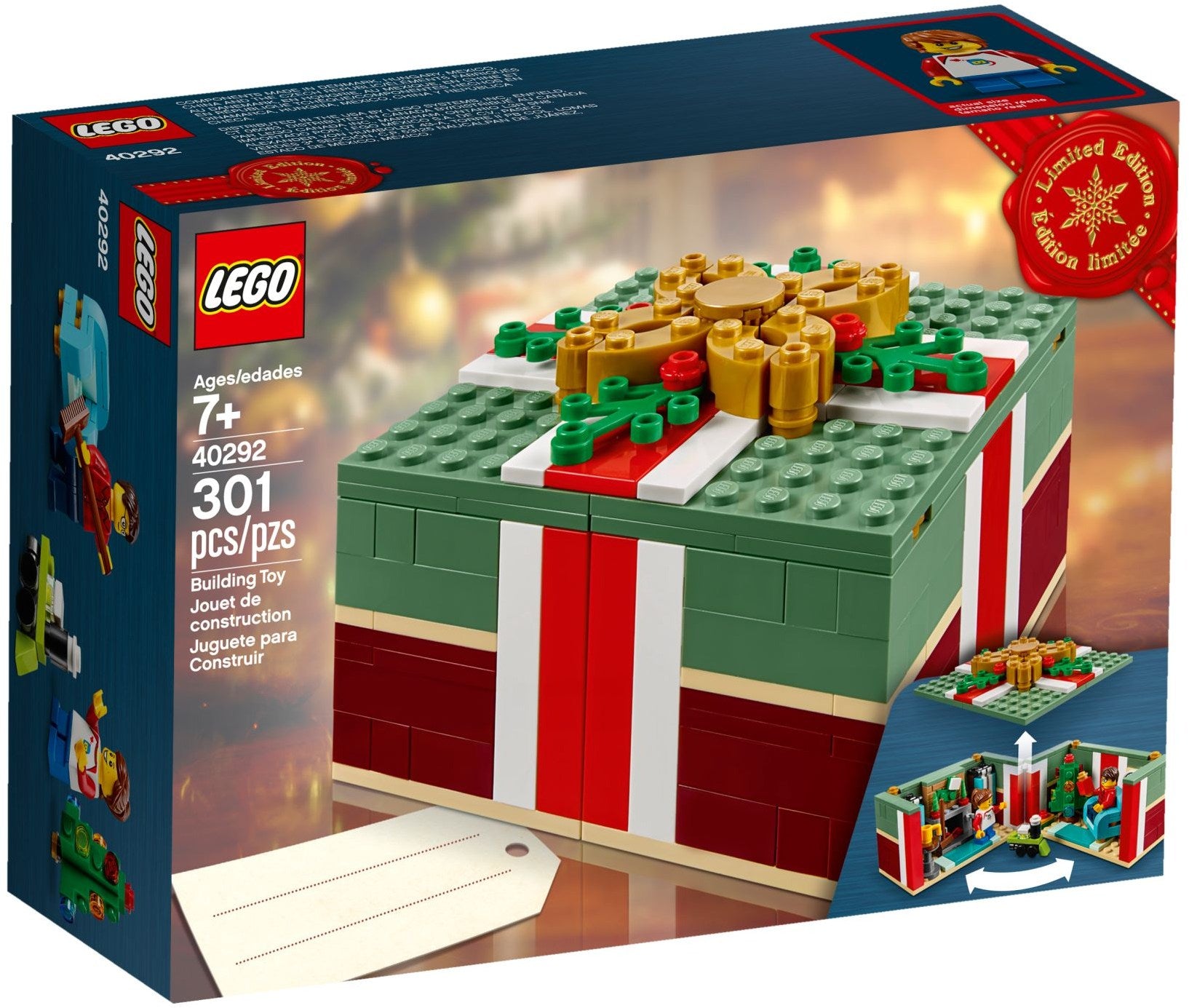 Lego 40292 Christmas Gift Box – Display Frames for Lego Minifigures