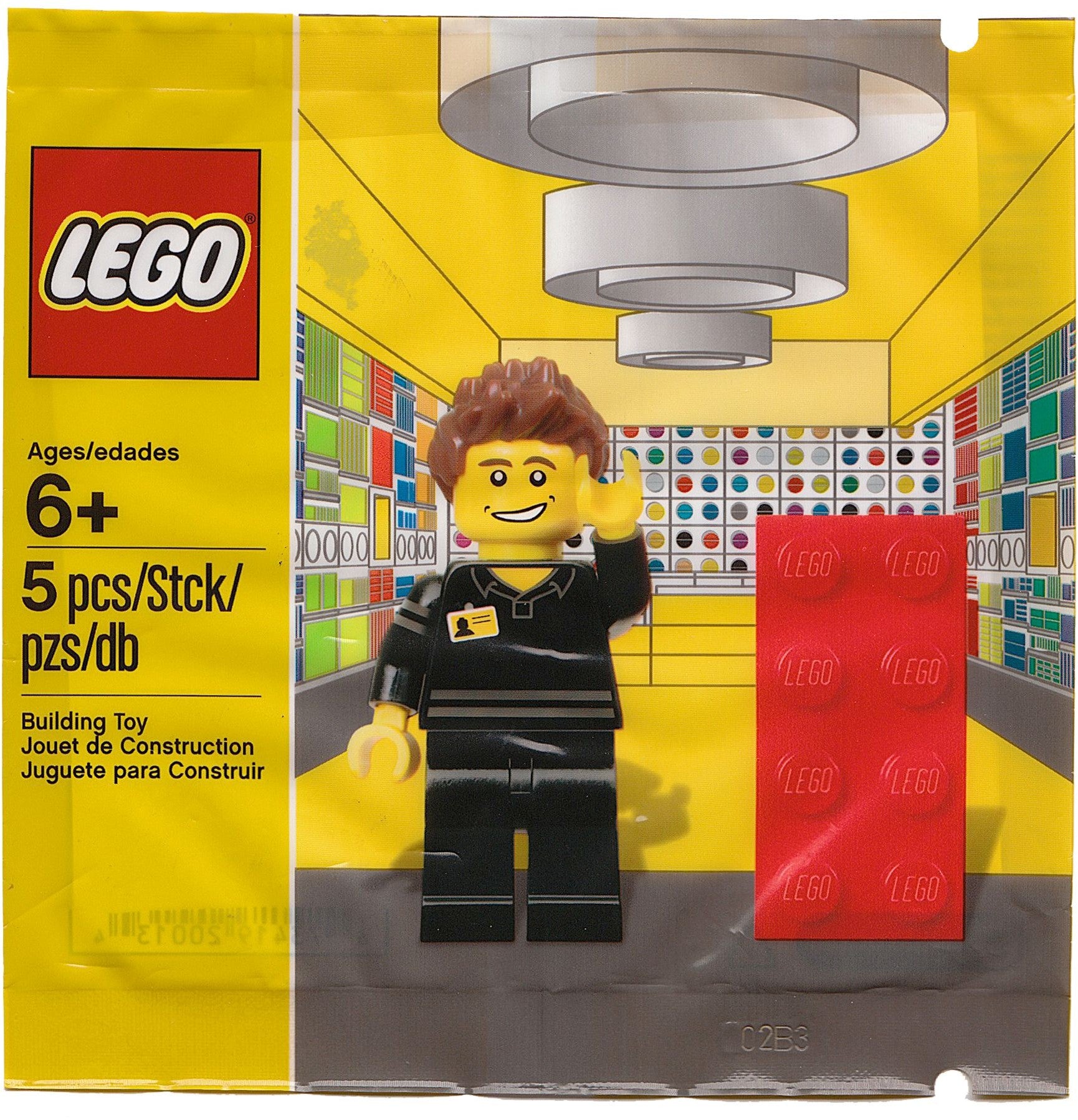 LEGO Store Employee Minifigure 5001622 – Display Frames for Lego