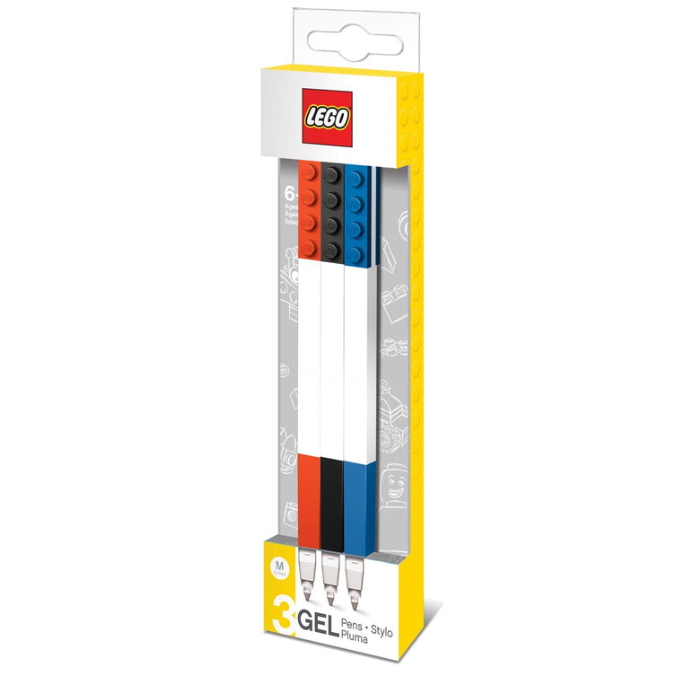 LEGO 3 Pack Gel Pen Set