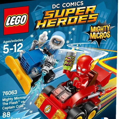 håber Arashigaoka Slagskib Lego Mighty Micros: he Flash vs. Captain Cold - 76063 – Display Frames for  Lego Minifigures