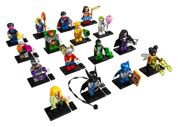 DC Super Heroes Minifigures Series Complete Collection 16 LEGO Minifig Display Frames for Lego Minifigures
