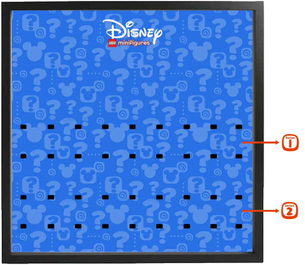 Disney Series Large Display Frame for Minifigures – Display Frames for ...