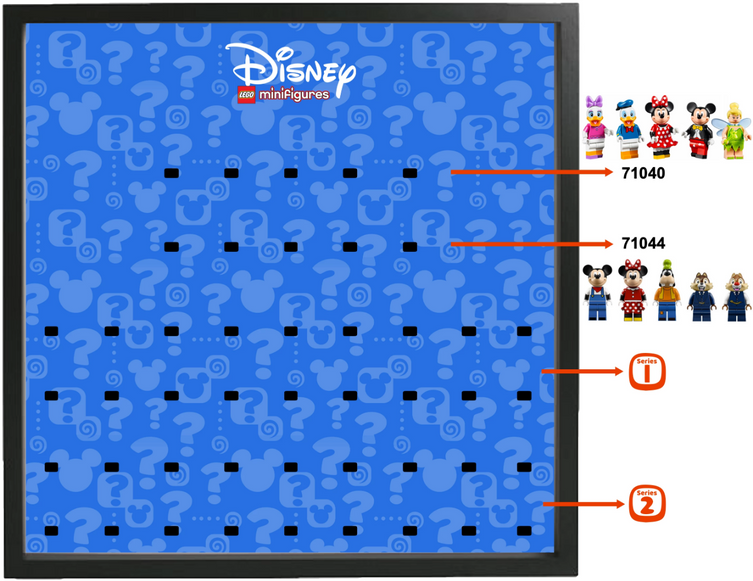 Large Disney Display Disney Series Large Display Frame for Minifigures – Display Frames for ...