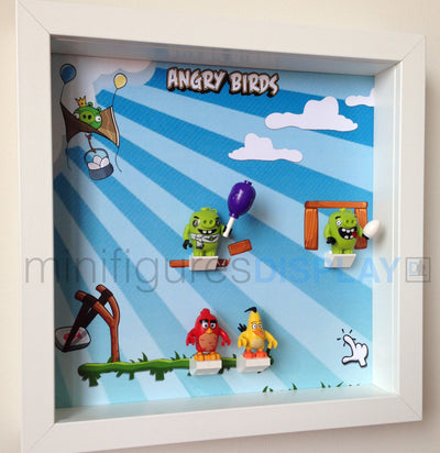 Display Frame for Lego® Angry Birds Minifigures (model 2)