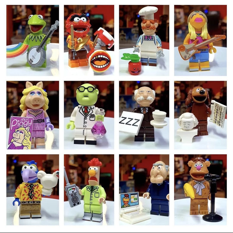 Frame for The Muppets Show Minifigures – Display Frames for Lego ...