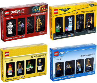 Lego NINJAGO tagged ToysRUs Display Frames for Lego Minifigures