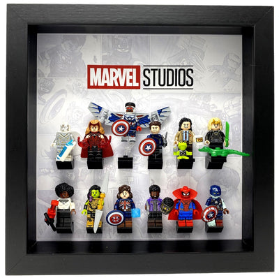 Frame for Lego® Marvel Studios Minifigures Series - white