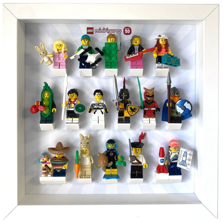 Lego Minifigures Display Frame  Lego Series 20 Minifigures 71027