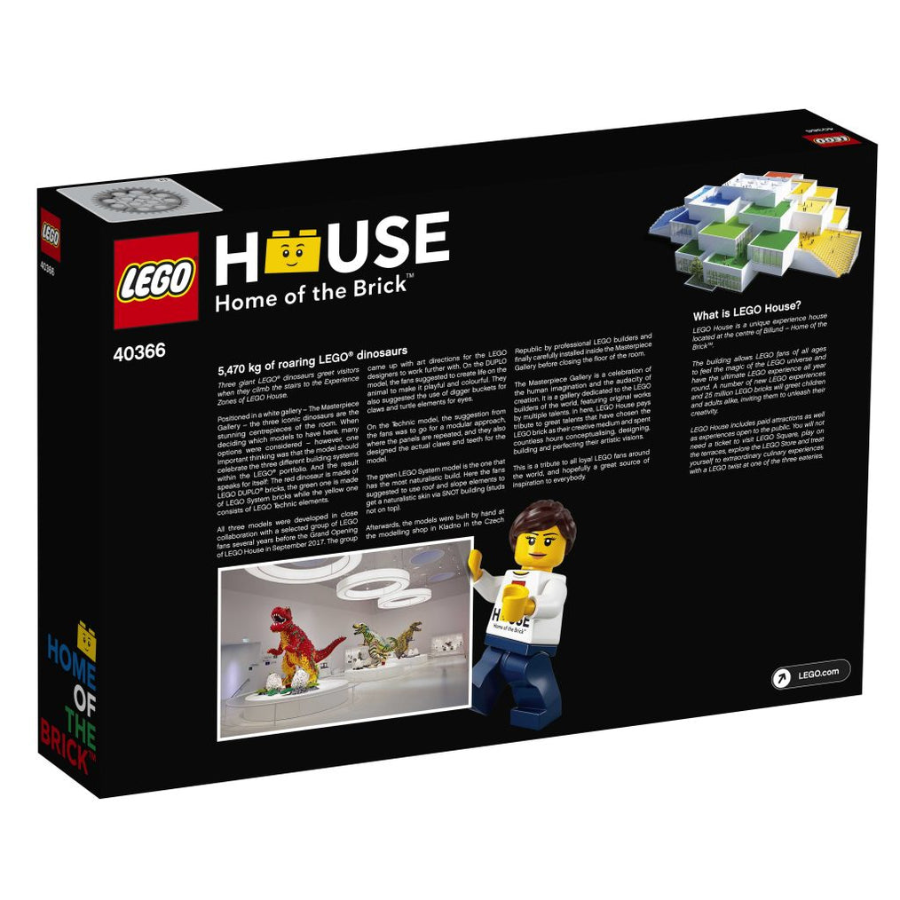 Lego house store dinosaurs set