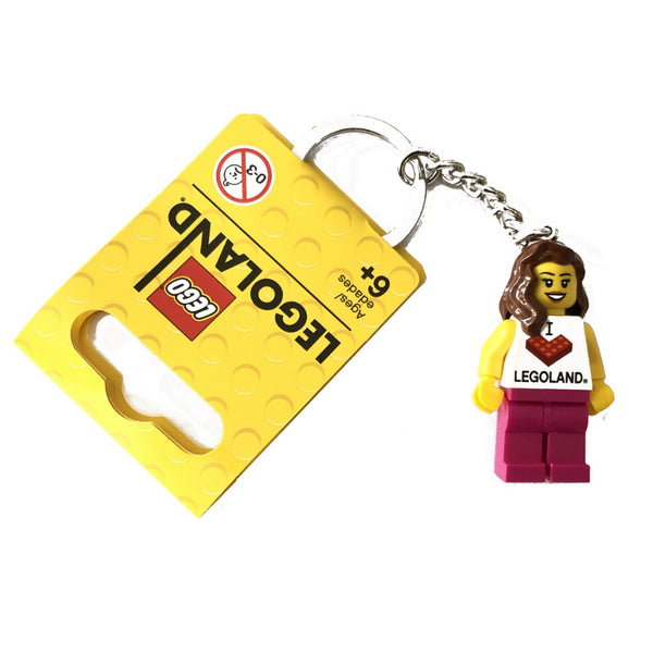 Lego 851330 I Love LEGOLAND keychain Female Exclusive Display