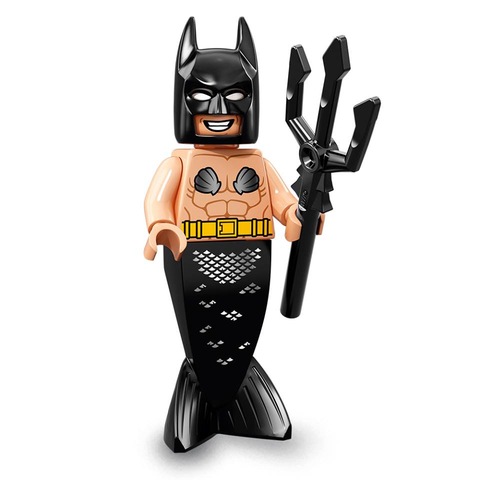 vask halstørklæde klippe Mermaid Batman – The BATMAN Movie series 2 LEGO Minifigure – Display Frames  for Lego Minifigures