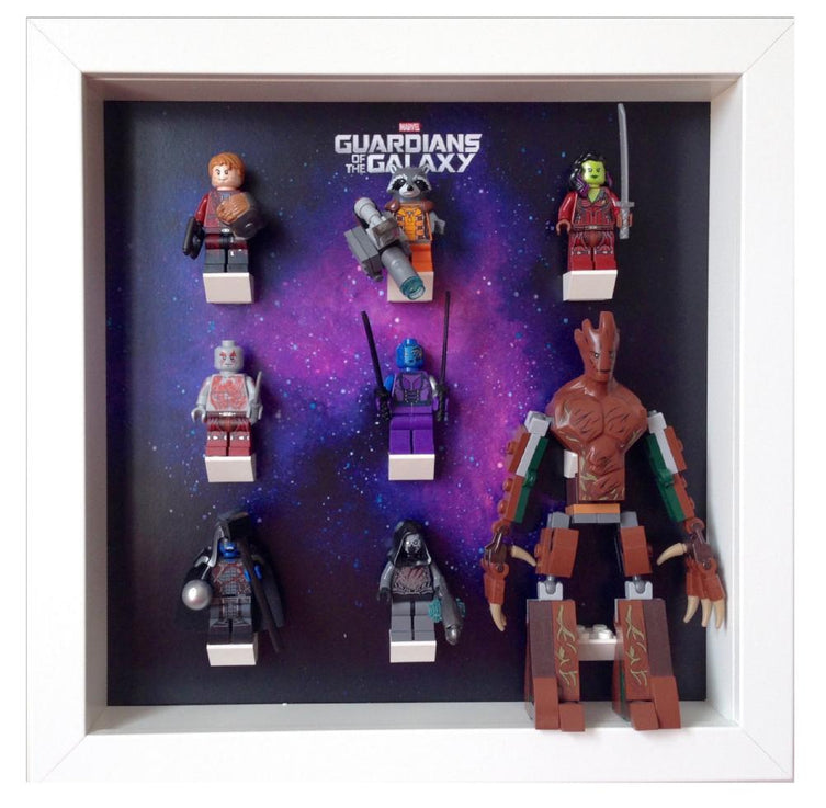 Lego Minifigures Display Frame  Lego Guardians of Galaxy Minifigures