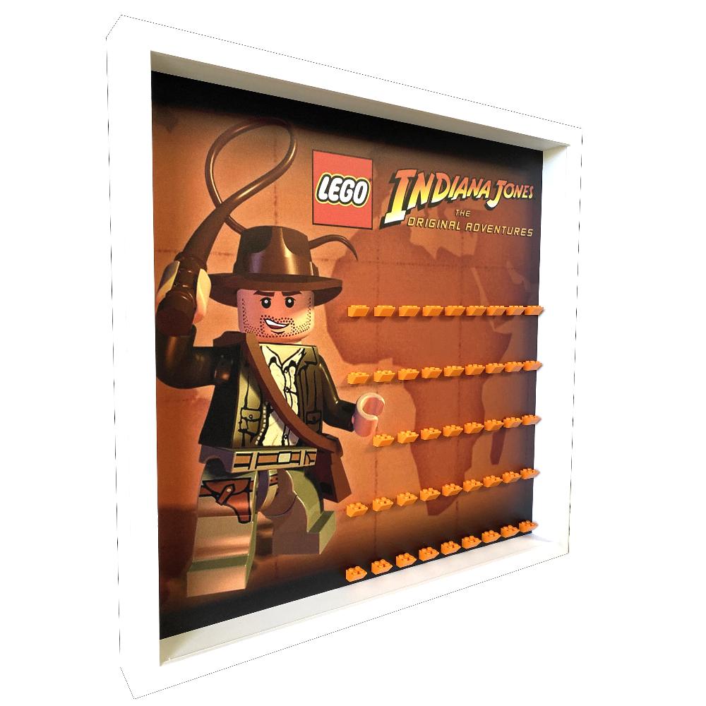 Indiana Jones The Original Adventures Large Display Frame for Lego Minifigures Display Frames for Lego Minifigures