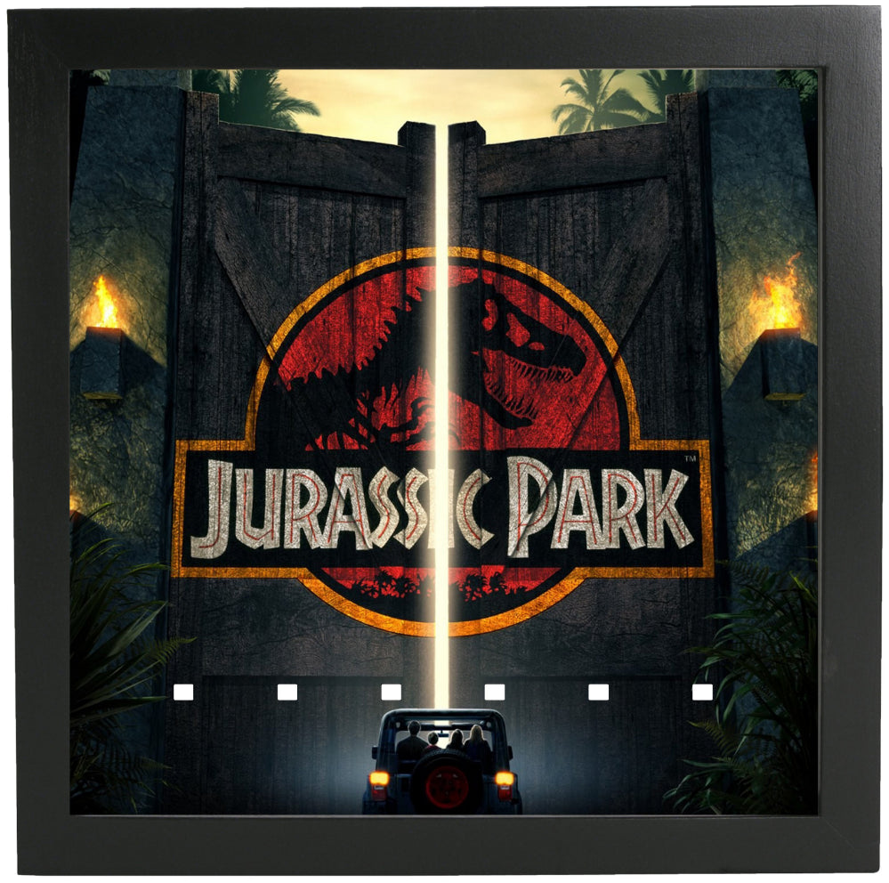 Frame for Jurassic Park Minifigures Display Frames for Lego