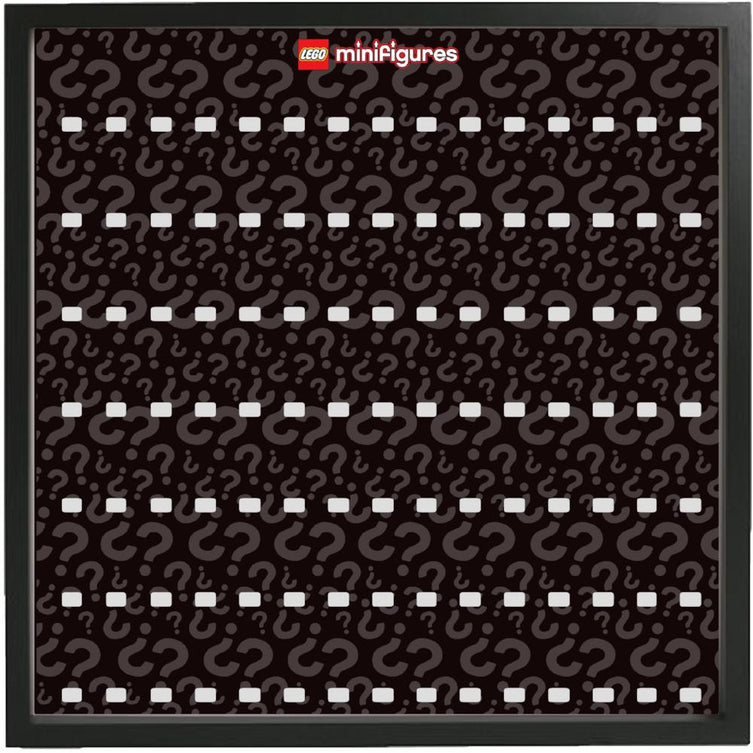 Lego Minifigures Display Frame Large  Lego Minifigures Black Series