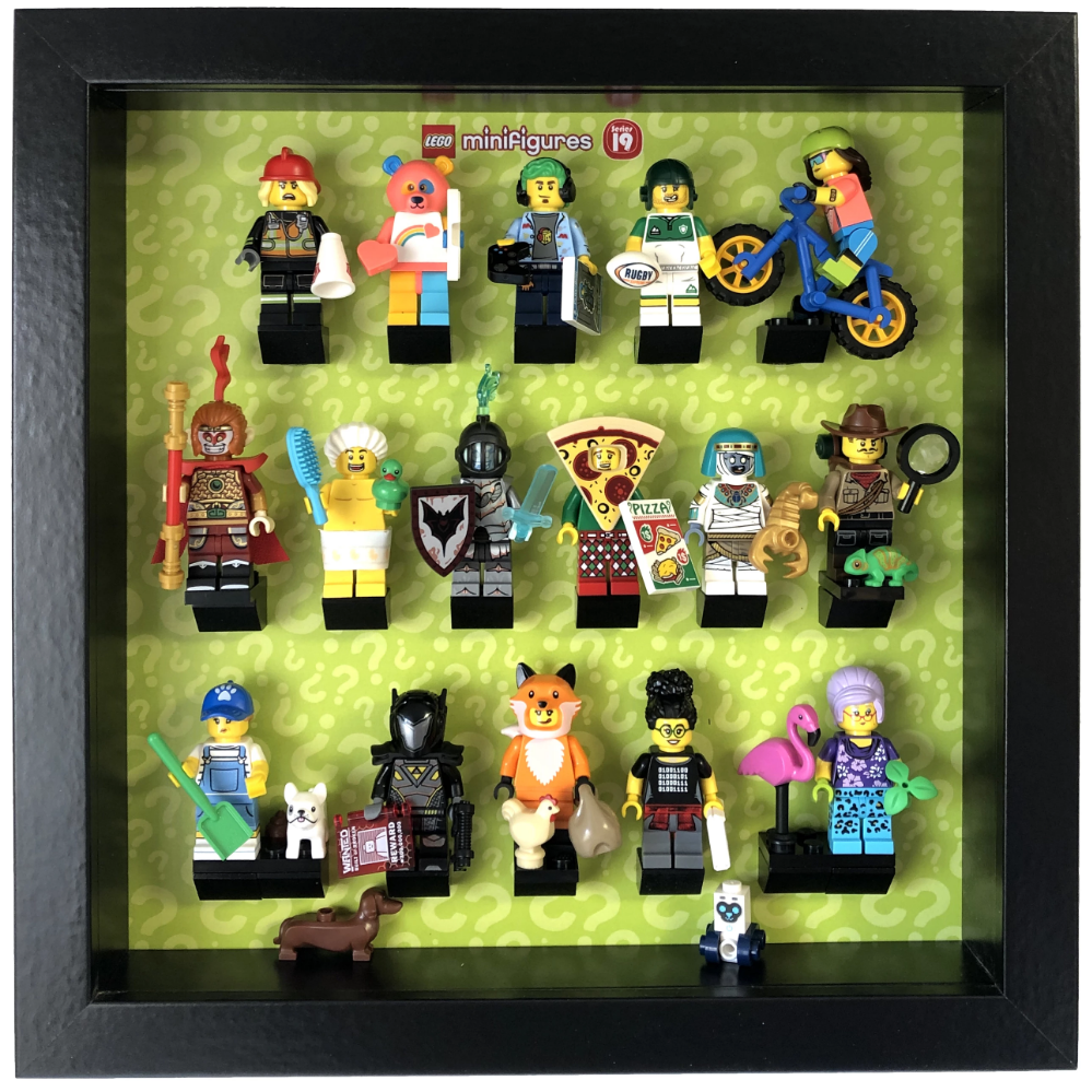 Display Frame for Minifigures series 1 to 25 – Display Frames for Lego ...