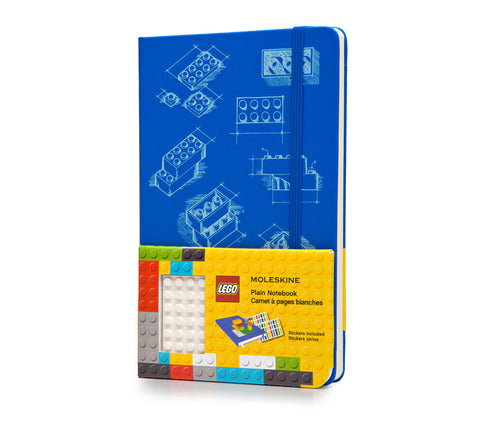 LEGO Moleskine - Limited Edition Notebook - Large - Plain - Blue