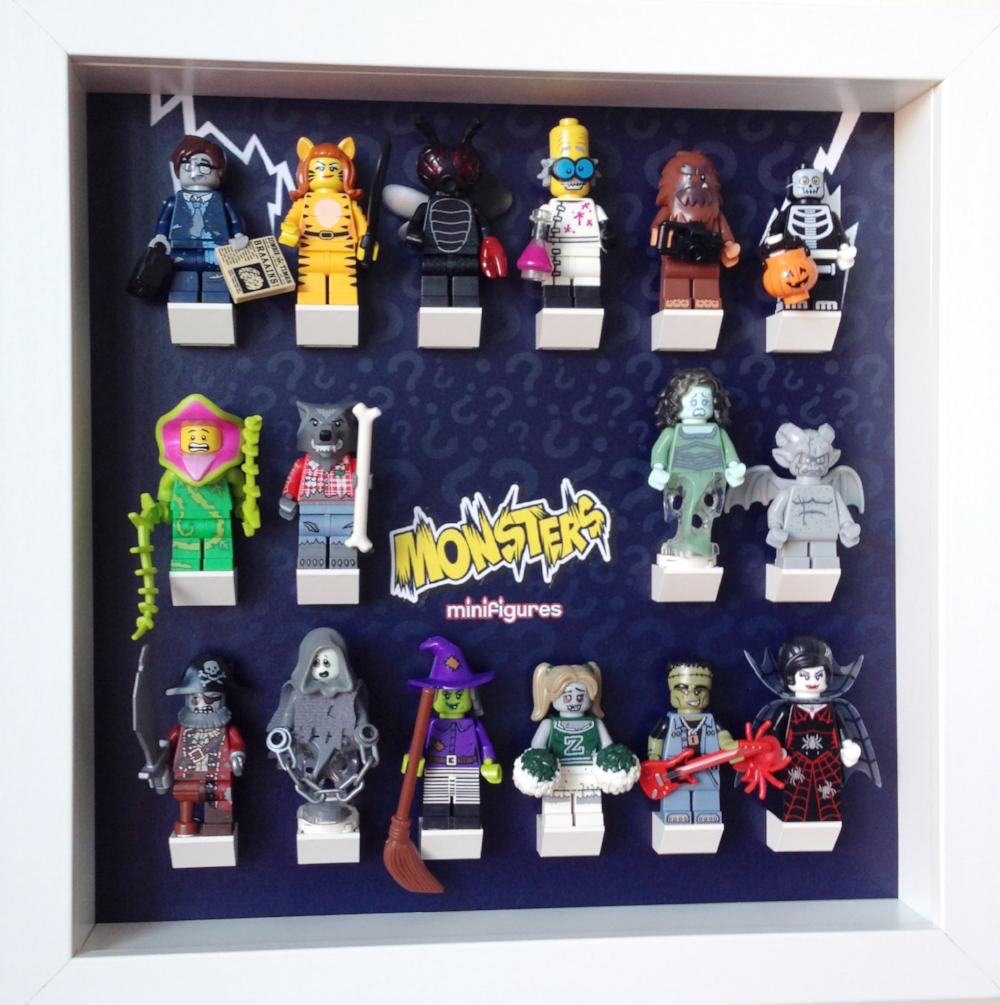 Tak Monumental band Display Frame for Monsters series 14 Minifigures – Display Frames for Lego  Minifigures