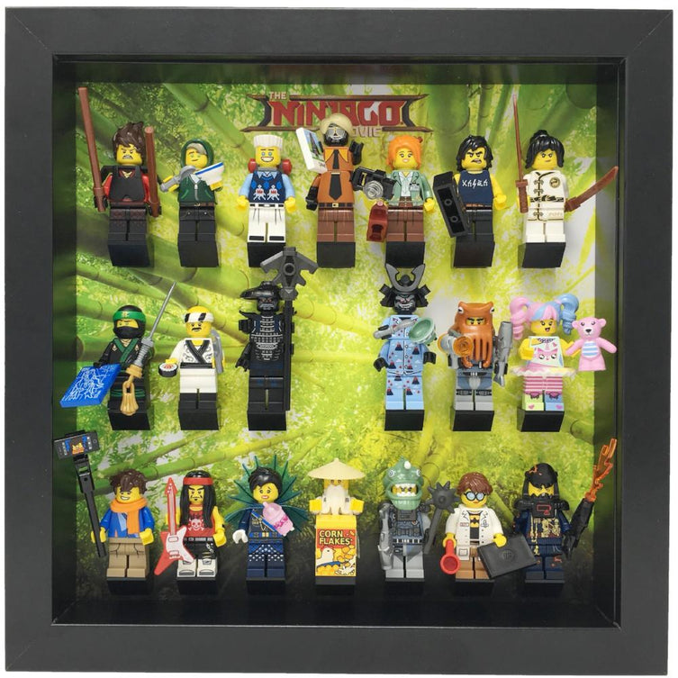 Lego Minifigures Display Frame  The Lego Ninjago Movie Minifigures