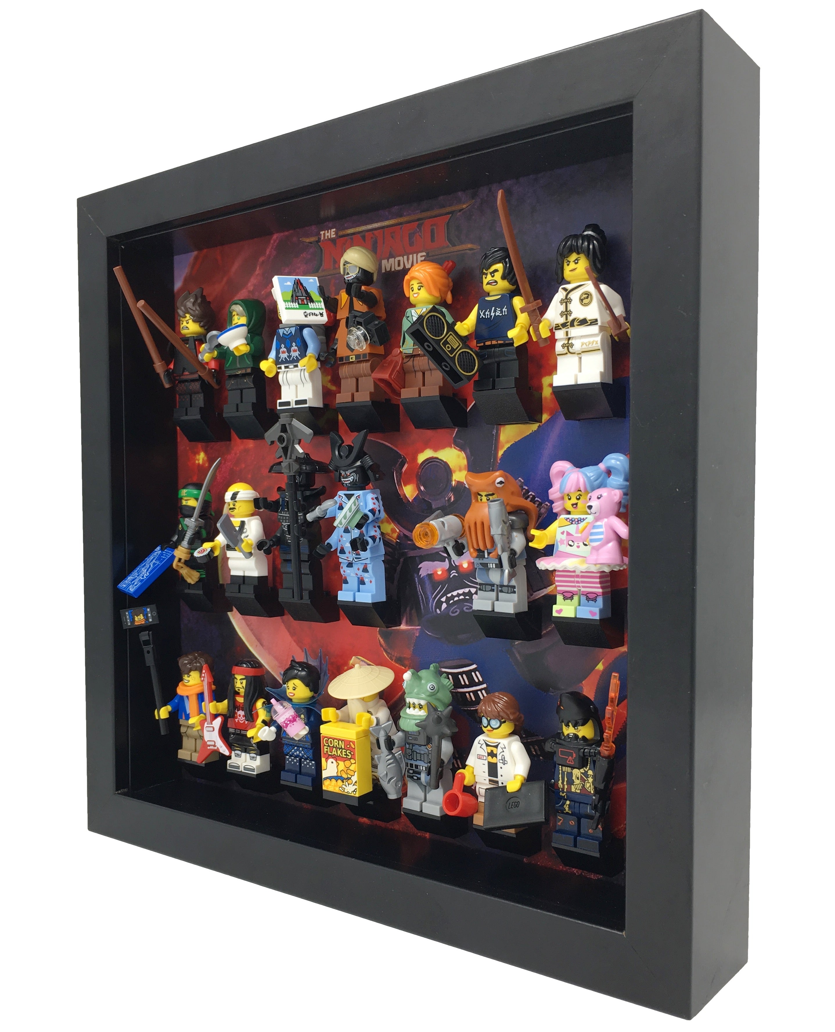 Volcano Garmadon Frame for The Ninjago Movie Minifigures – Display
