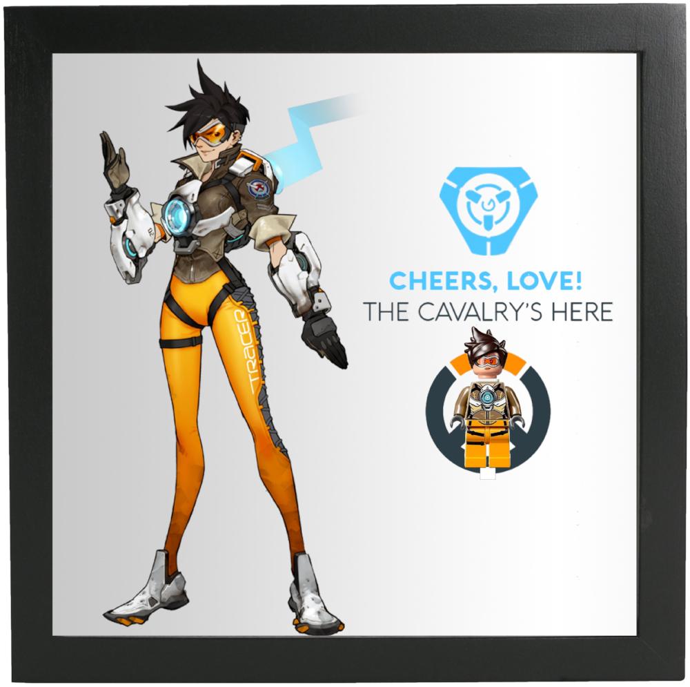 Lego Minifigures Display Frame Frames for Lego Overwatch Characters Minifigures