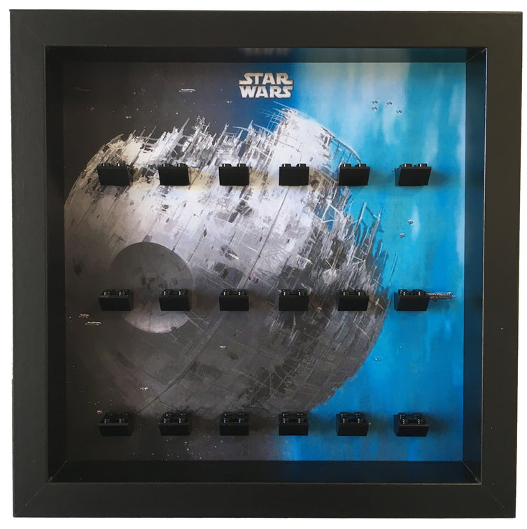 Lego Minifigures Display Frame Death Star  Lego Star Wars Minifigures