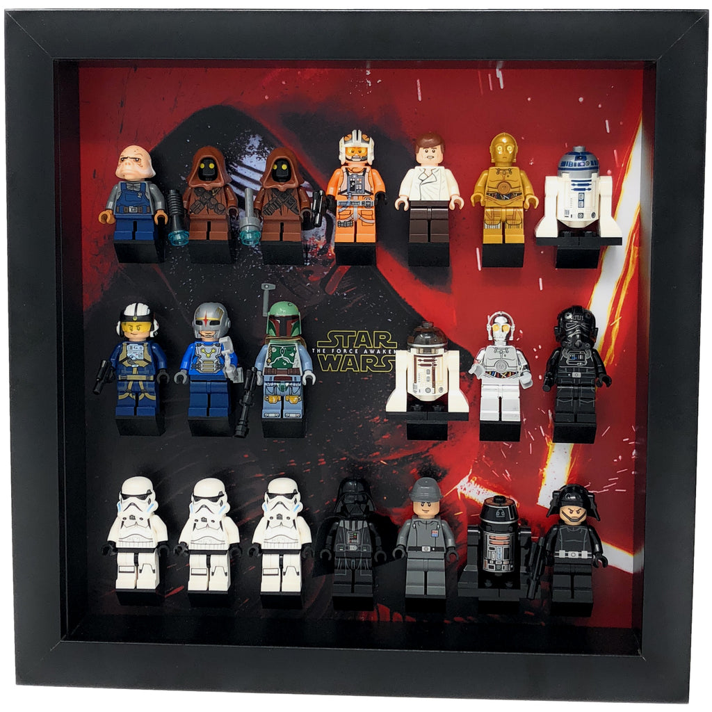 Lego Minifigures Display Frame The Force Awakens Lego Star Wars Minifigures