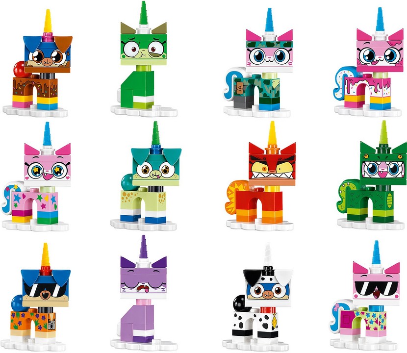 Lego Unikitty Series 1 Complete 12 Minifigures 41775 – Display Frames for Minifigures