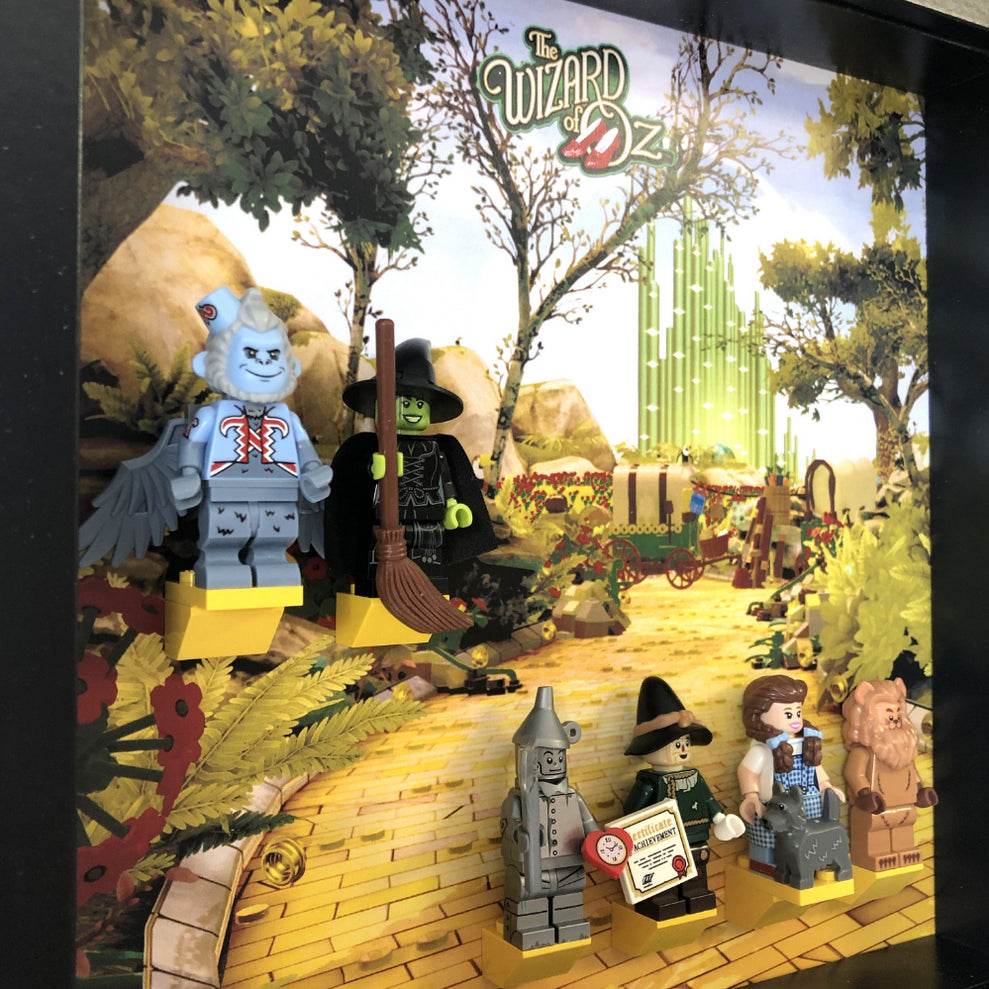 Frame for The Wizard of Oz Minifigures Display Frames for Lego Minifigures