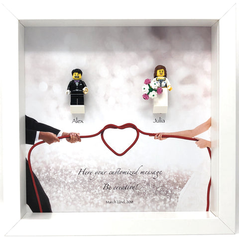 個人　　結婚式　MEMORY OF MARRIDGE レコード　ラブレコード工業 Lego_custom_Mr_Mrs_Wedding_Gif