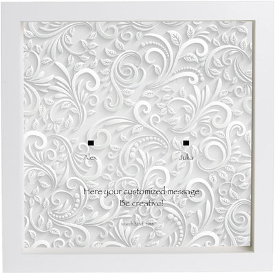 Wedding Frame with Lego® Minifigures (Non-Binary)