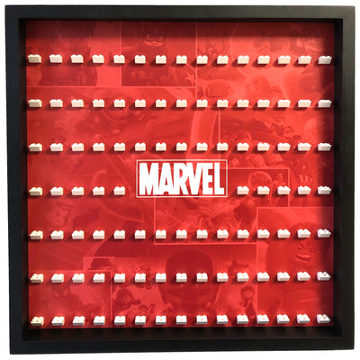 Red Comic Large Frame for Lego® Marvel Super Heroes Minifigures