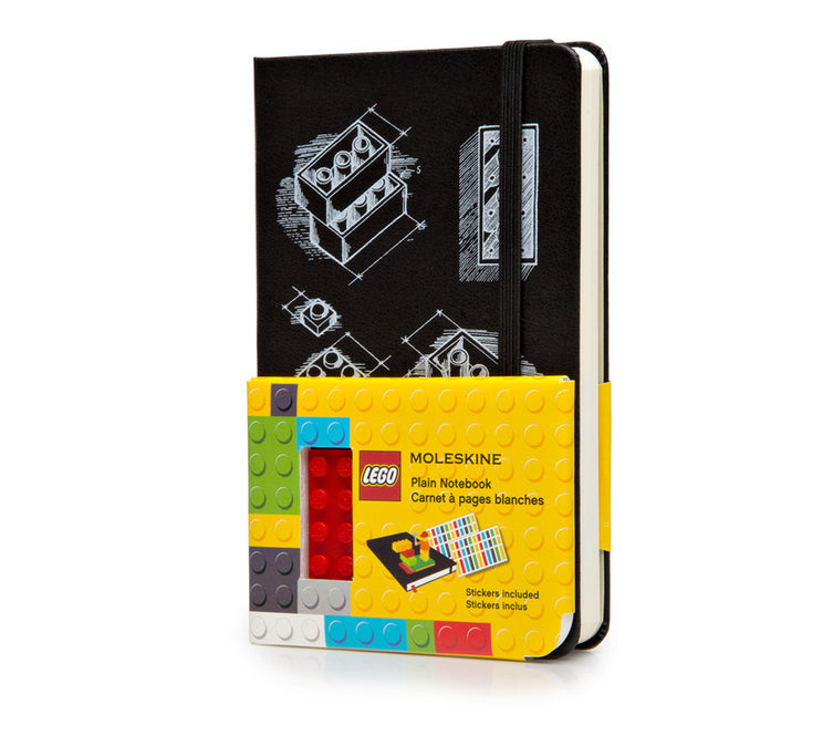 LEGO Moleskine - Limited Edition Notebook - Pocket - Plain - Black