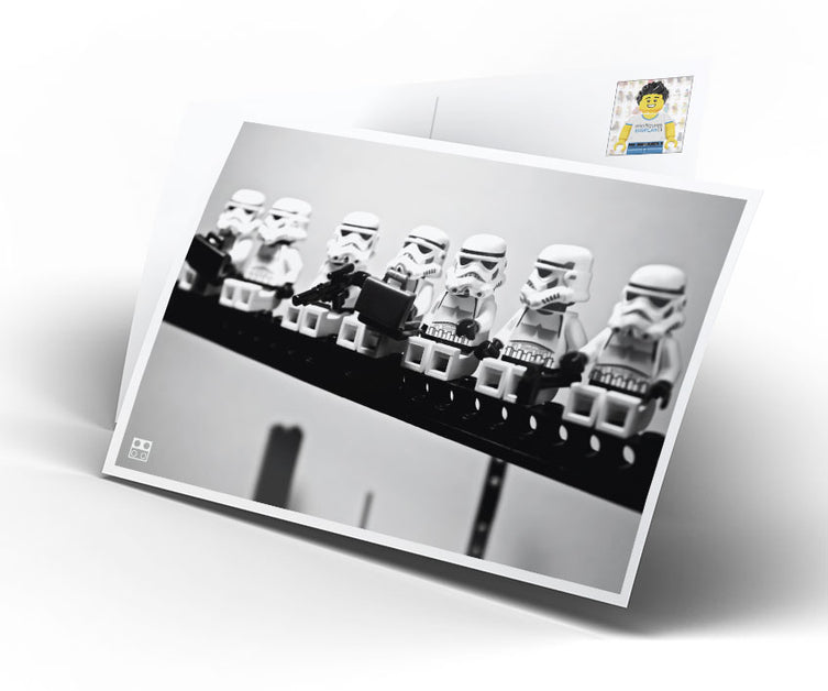 Free Postcard Display Frames for Lego Minifigures
