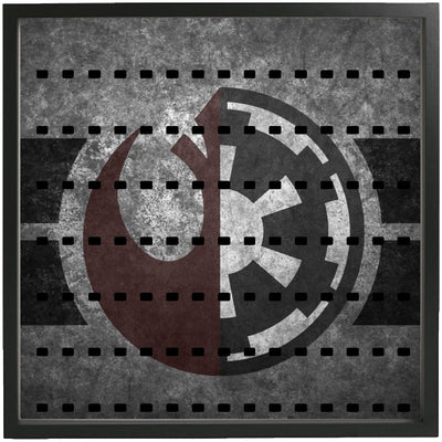 Rebel Alliance and Galactic Empire Frame for LEGO® Star Wars Minifigures