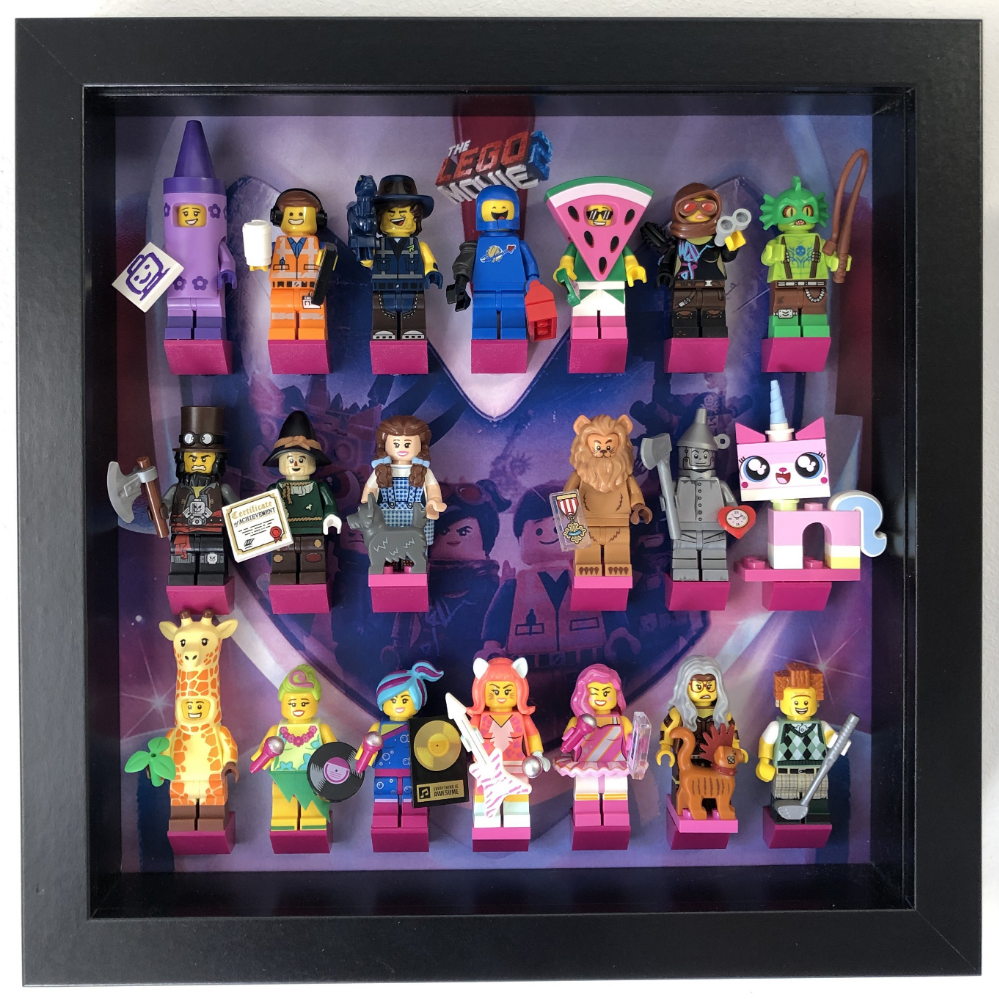 Sweet Mayhem Frame for The Lego Movie Minifigures – Display