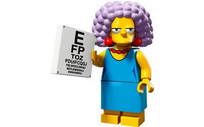 Selma – The Simpsons Series LEGO Minifigure – Display Frames for
