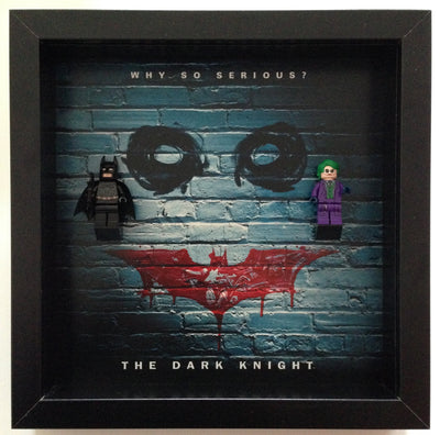 Lego Batman "The Dark Knight” Minifigures frame - Exclusive - Lego Minifigures Frame Display - 1