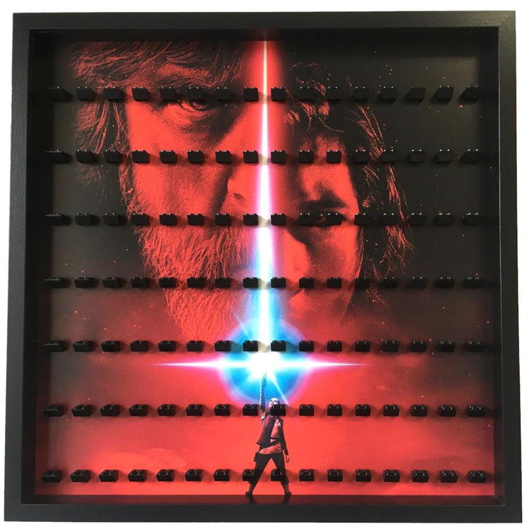Lego Minifigures Display Frame The Last Jedi Large  Lego Star Wars...