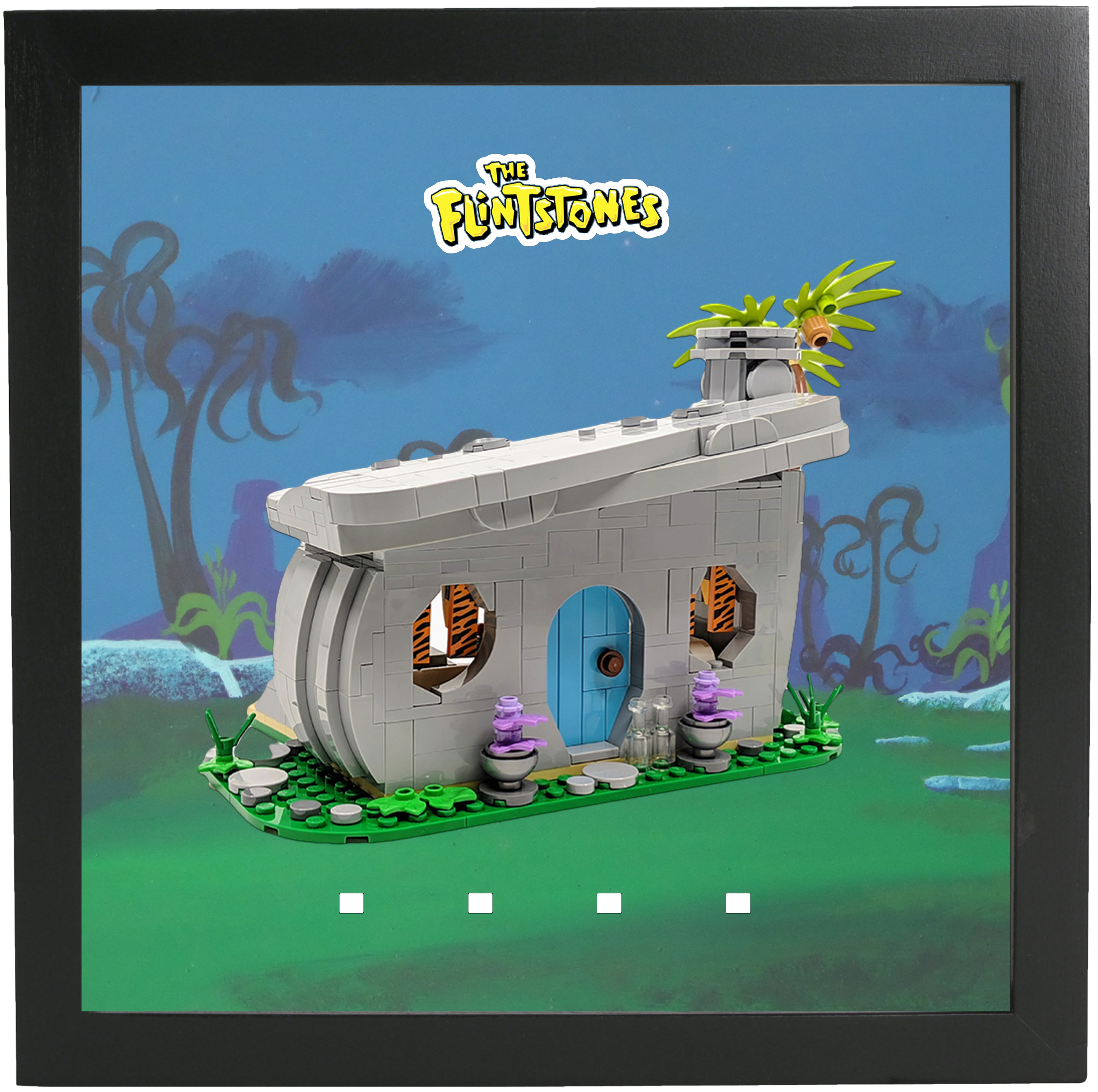 Display Frame for The Flintstones Minifigures Display Frames for Lego Minifigures